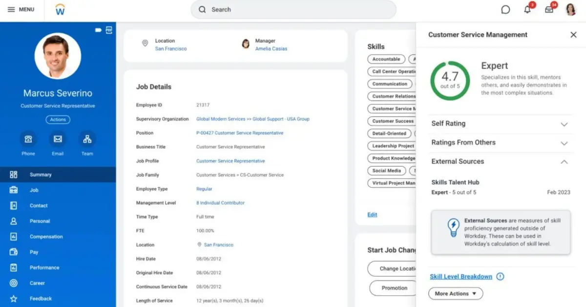 Workday Talent Management